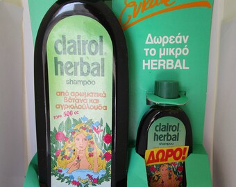 Clairol Herbal Essence Green Vintage Shampoo 17oz 500ml No Alkaline Boxed With An Extra Small Shampoo As Gift discounted price