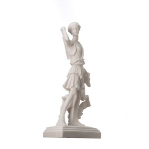 Artemis diana de versailles chasseresse avec statue de cerf grec romain 10 pouces image 3