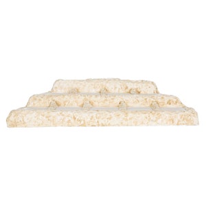 Base for 12 Olympian Gods of Mount Olympus Pantheon Gold Tone Alabaster 5.9 Inches