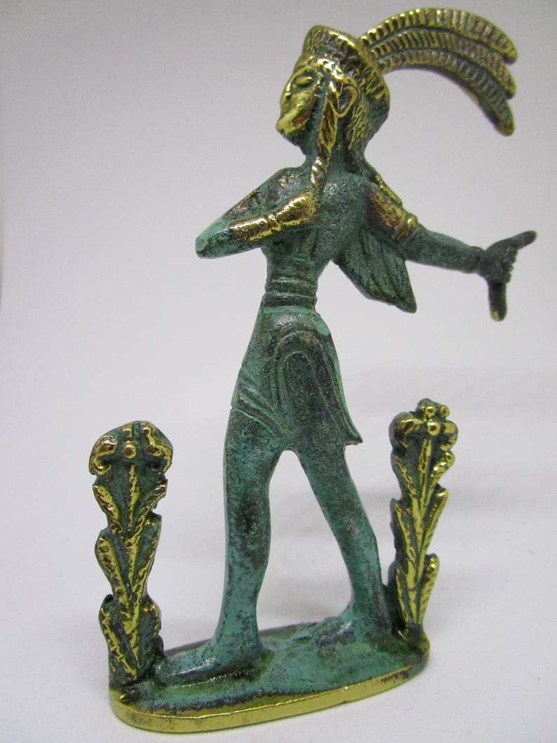 Minoan Minotaur 5,5/" 14cm Medium Size Statue From Crete Museum Solid Bronze New