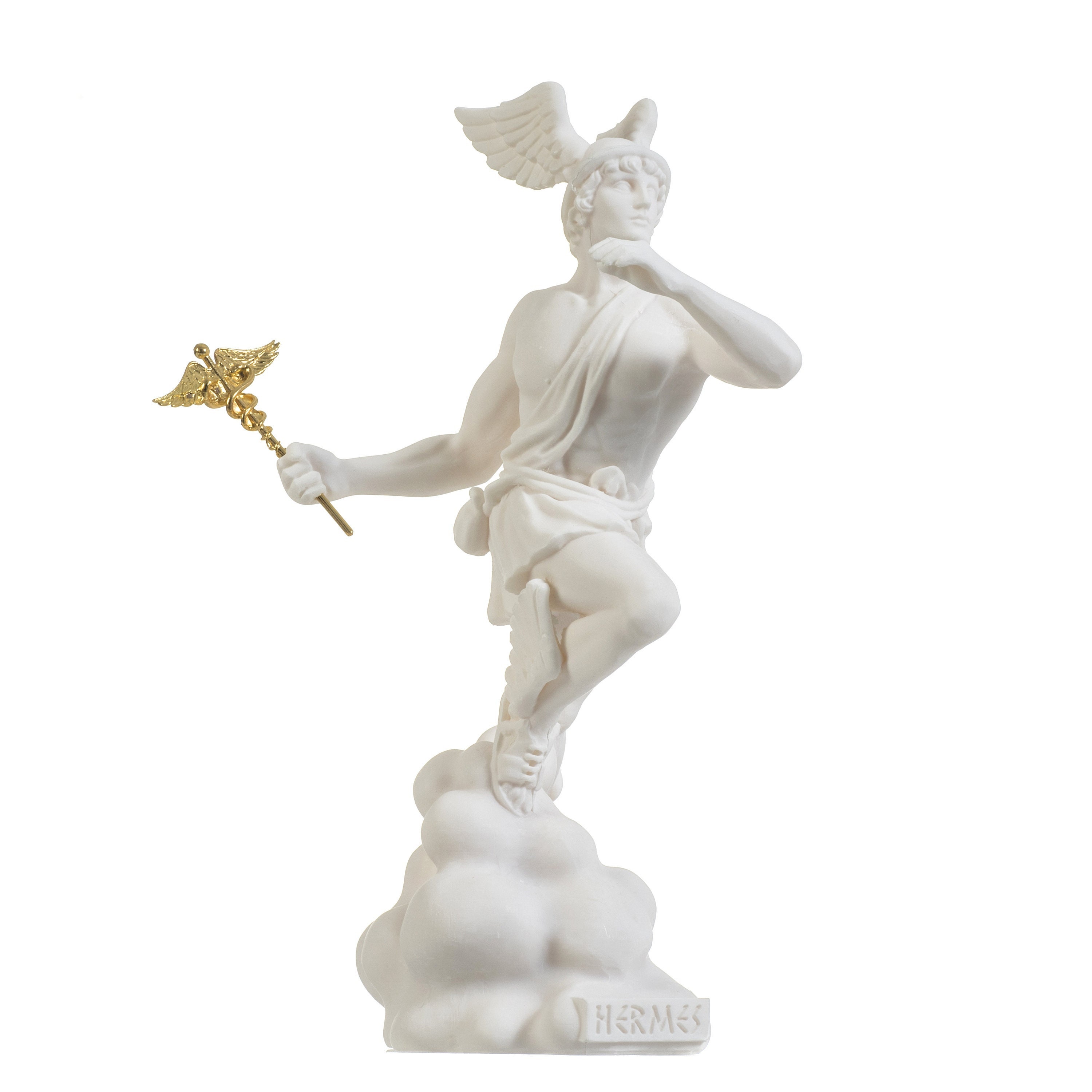 Fotobehang Mythologische Romeinse standbeeld kijkt the Stars
