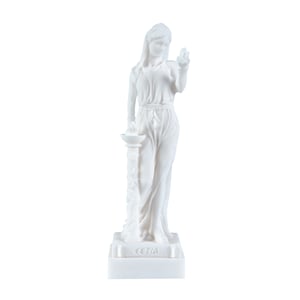 Hestia Goddess of the hearth, home family, and the state Statue 6.2 Inches (16cm)