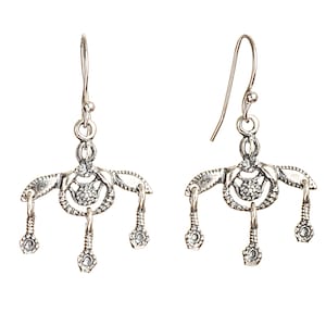 Malia Bees Minoan Cretan Earrings Silver Sterling 925 Handmade