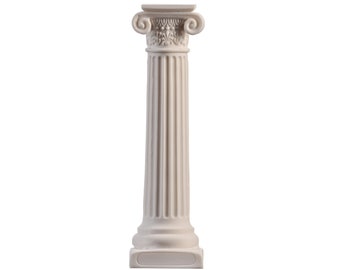 Griechische Säule Ionische Ordnung Antike Dekoration Architektur Alabaster 17,5 cm Versandkostenfrei