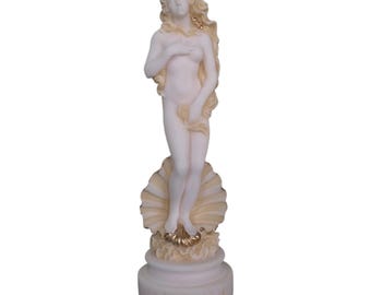 Rising Venus Aphrodite  Zeus Daughter Greek Goddess Gold Tone 6.69"