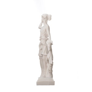 Artemis diana de versailles chasseresse avec statue de cerf grec romain 10 pouces image 8
