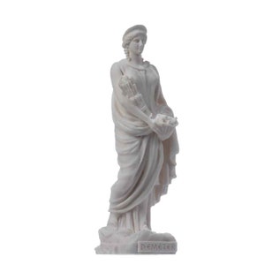 Demeter Goddess of the Harvest and Agriculture Alabaster Statue 6.7" - Etsy