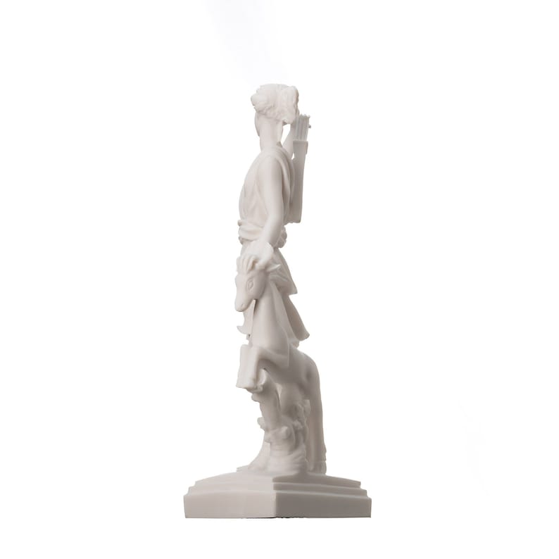 Artemis diana de versailles chasseresse avec statue de cerf grec romain 10 pouces image 7