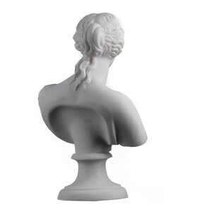 Aphrodite venus goddess bust sculpture in ancient greek roman mythology greek hand made marble cast statue 9" image 7