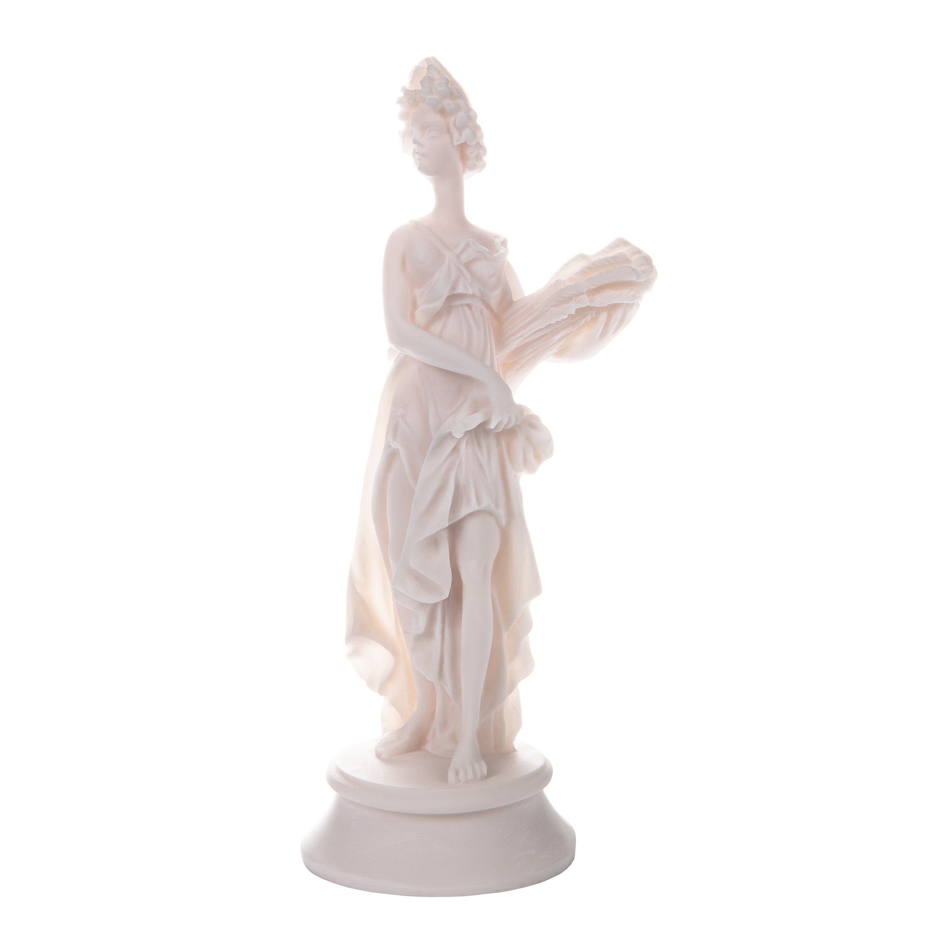 Demeter Goddess of the Harvest and Agriculture Alabaster Statue ...