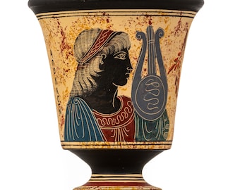 Pythagoras Cup of Justice Pythagorean Fair Mug Ancient Greek God Apollo Hand Painted Ceramic
