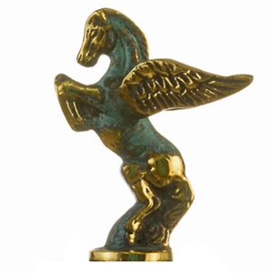 Pegasus winged horse  statue solid bronze ancient greek handmade
