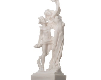 Bernini apollo en daphne standbeeld gepoederd marmer 9" 23cm