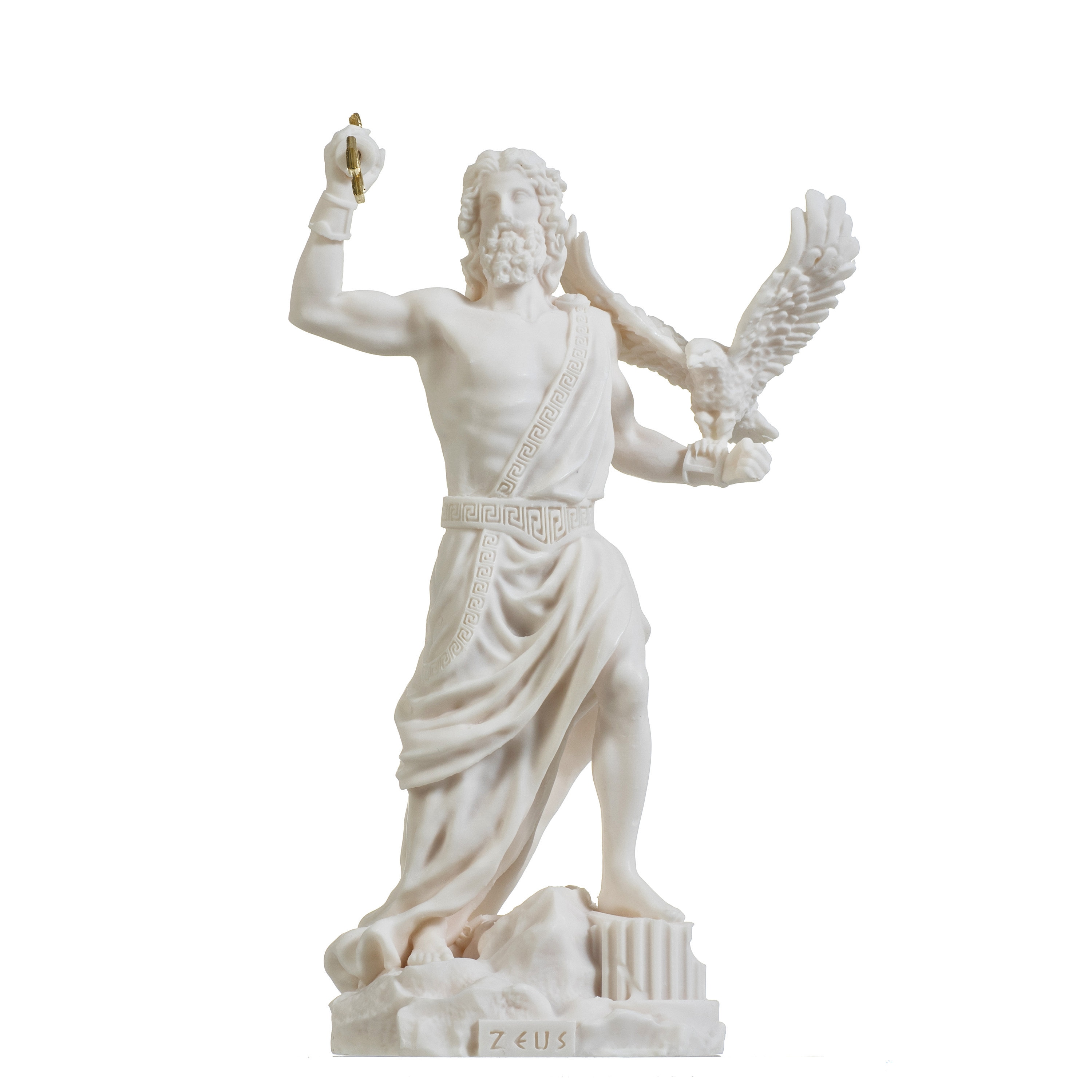 ゼウス ギリシャ神 木星 雷 像 置物 アラバスター 9.25 インチ - Etsy 日本