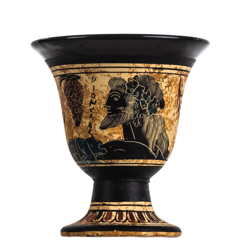 Pythagoras Cup of Justice This is Sparta Mug Ancient Greece Blue Cobalt