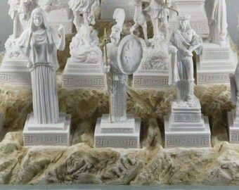 Base of the 12 olympian gods of mount olympus