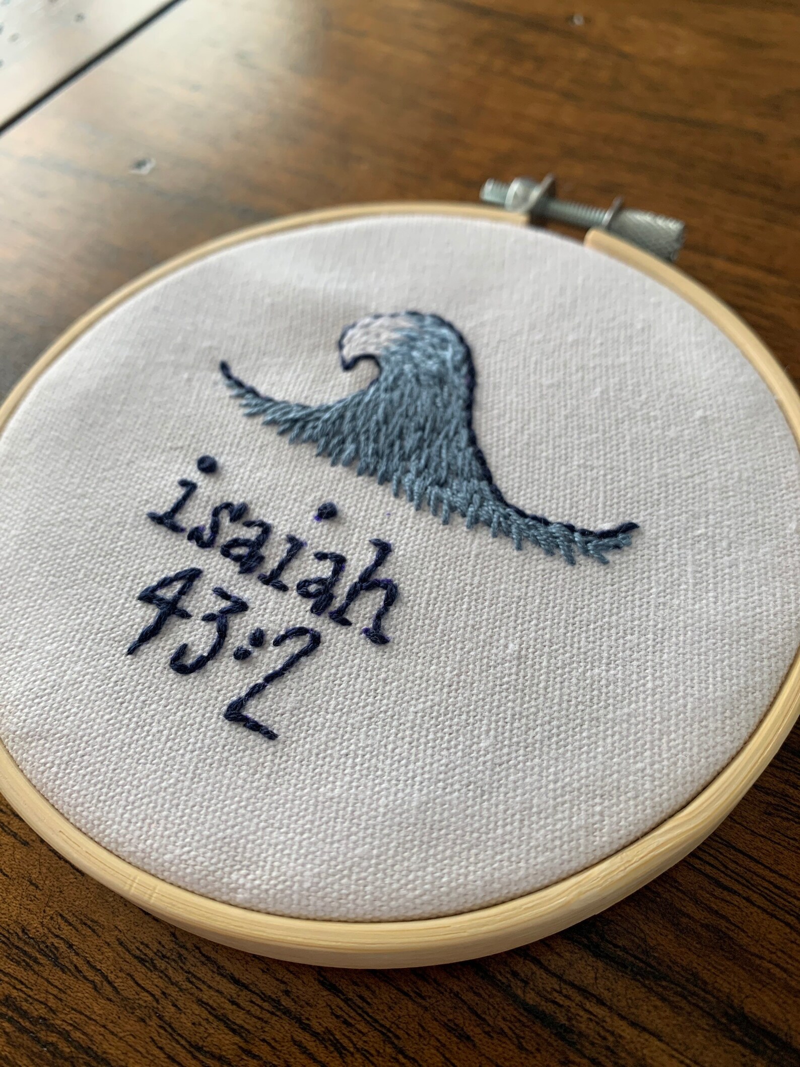 Isaiah 432 Bible Verse Embroidery Hoop Etsy