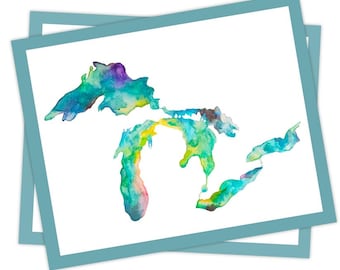 Sticker: Great Lakes / Michigan