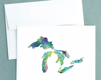Great Lakes Note Cards (set of 12)
