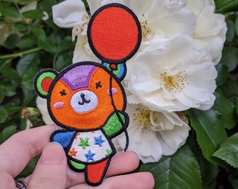 Stitches iron on patch