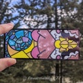 Wishing Celeste stained glass bookmark product logo