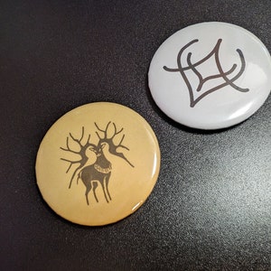 2.25in Fire Emblem Buttons