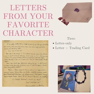 Handwritten Letters from Your Favorite Character image 1