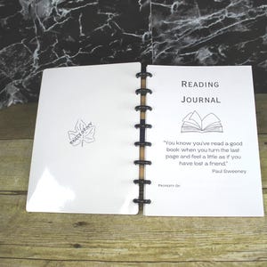 Discbound Reading Journal