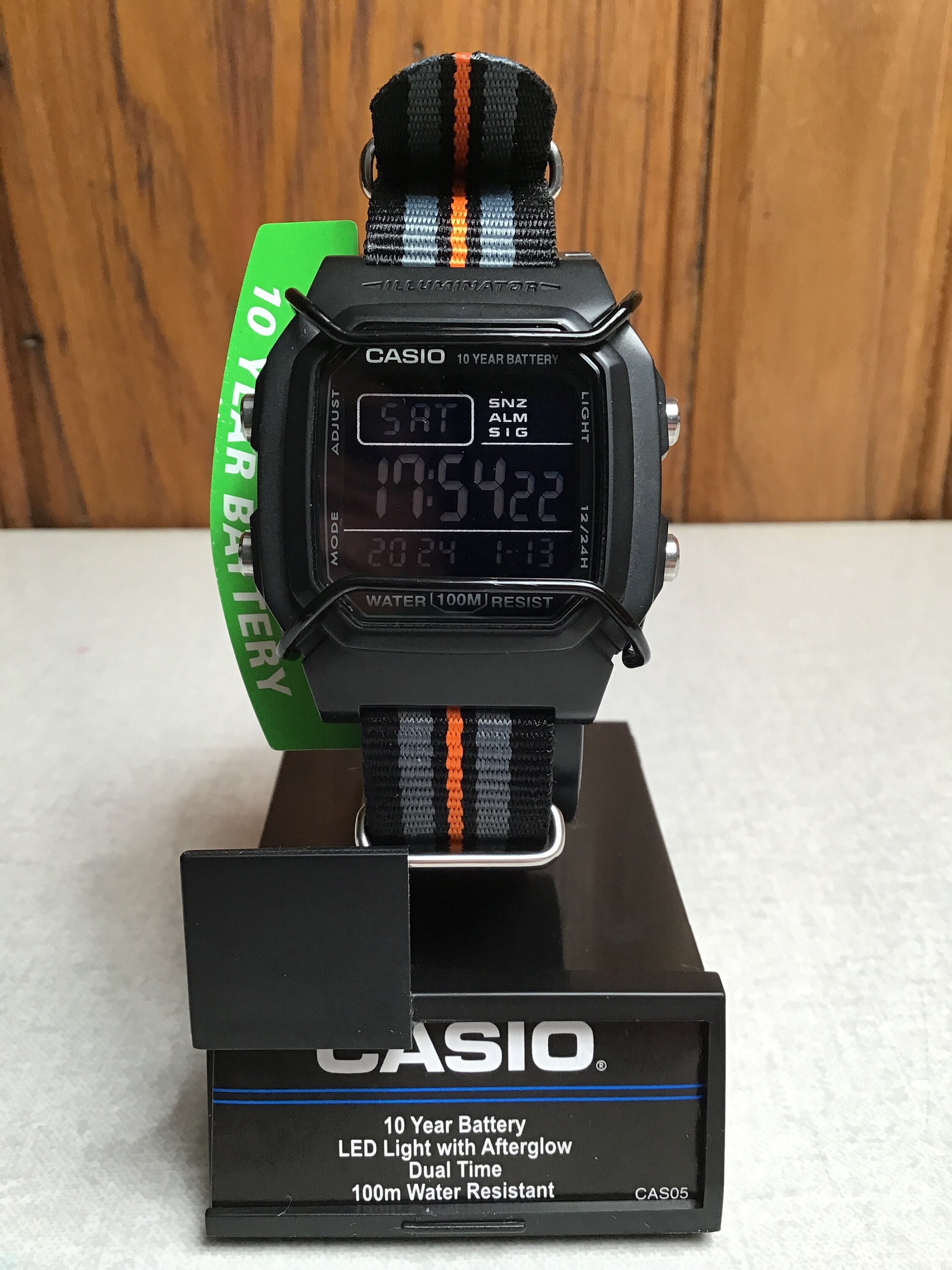 Reloj Casio W-800H 'Grey Man' modificado con módulo (temporizador