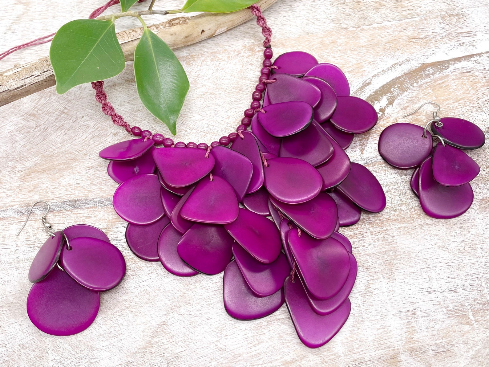 Chunky Brown Jewelry Set Brown Chunky Set Jewelry Statement Etsy