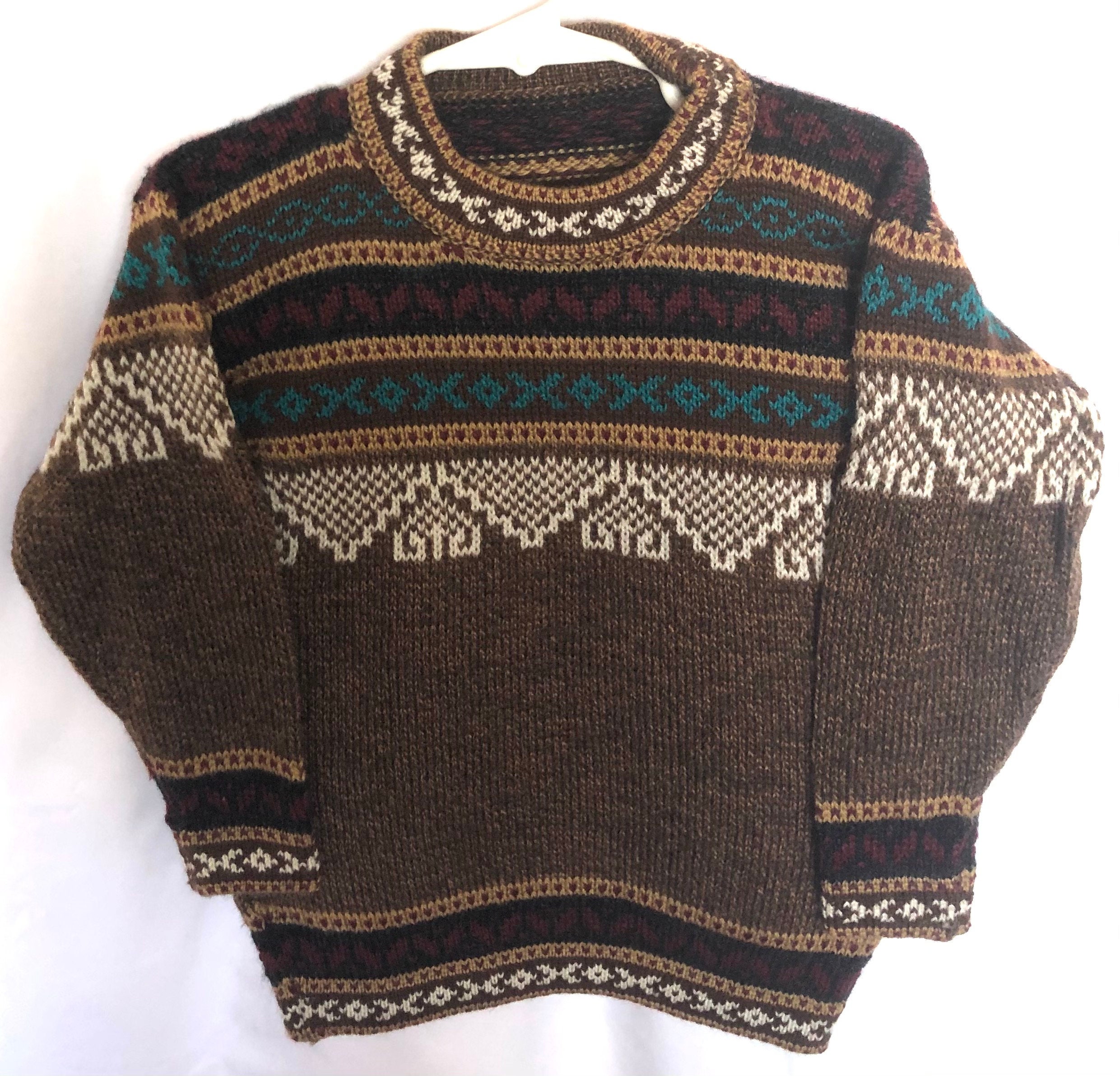 Peruvian Sweater Size 6 Alpaca Kids Sweater Toddler Sweater Etsy