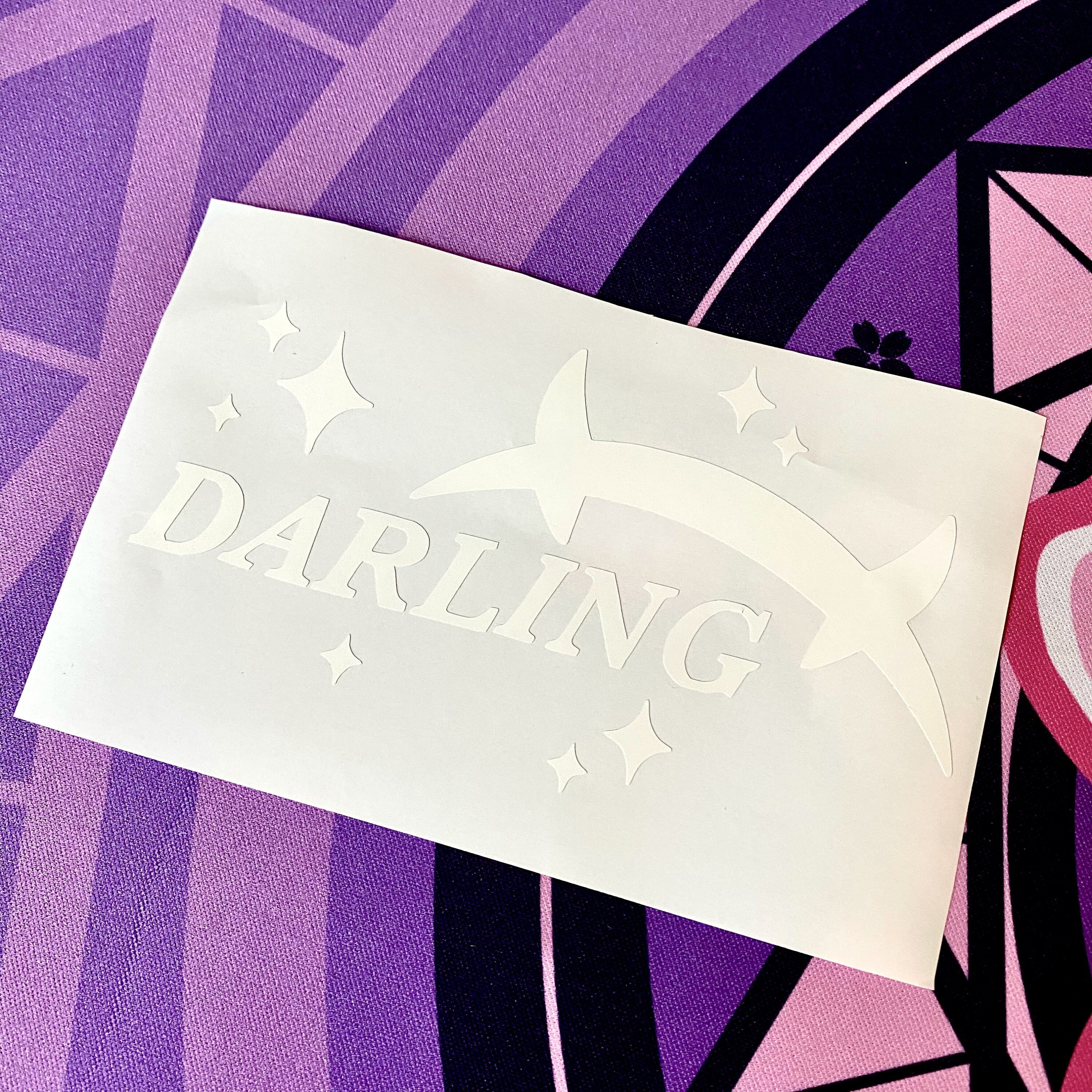 Darling Ohayo Anime Lenticular Shifting Sticker Decal 