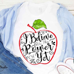 I Believe in the Power of Yet - Etsy