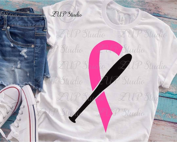 Download Baseball ribbon Cancer Awareness Digital Cutting files ...