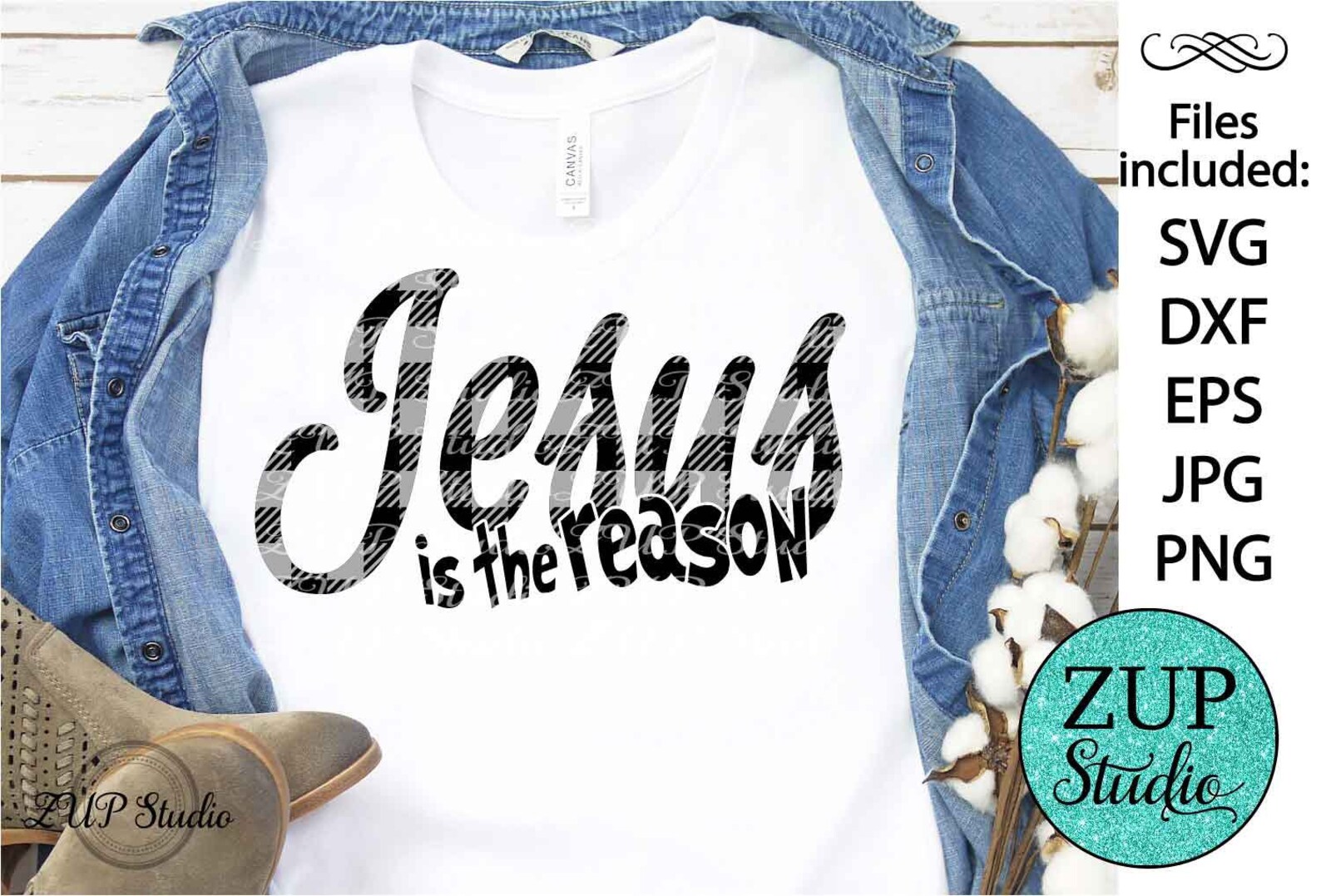 Jesus is the Reason Design Svg Digital Cutting Files Png Jpg | Etsy