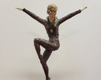 ブロンズ像　神　D.H. CHIPARUS DANCER　アールデコ　彫刻家 D.H.Chiparus Bronze Statue, Classic Art Deco Dancer Bronze