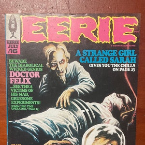 Eerie No 16 July 1968 Warren Horror Comic