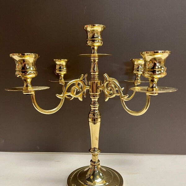 Brass Candelabra Etsy