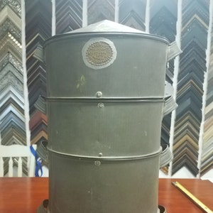 RARE&gt;&gt;&gt; Antique   Levi Mey&#39;s Excelsior Steam Cooker Patent May 23, 1876 by W.F. Guernsey &lt;&lt;&lt; RARE  Civil War Era Kitchen ware