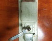Vintage Antique Dutch Cast iron Wall mount coffee grinder mill PeDe Peter Dienes Koffie Home decor