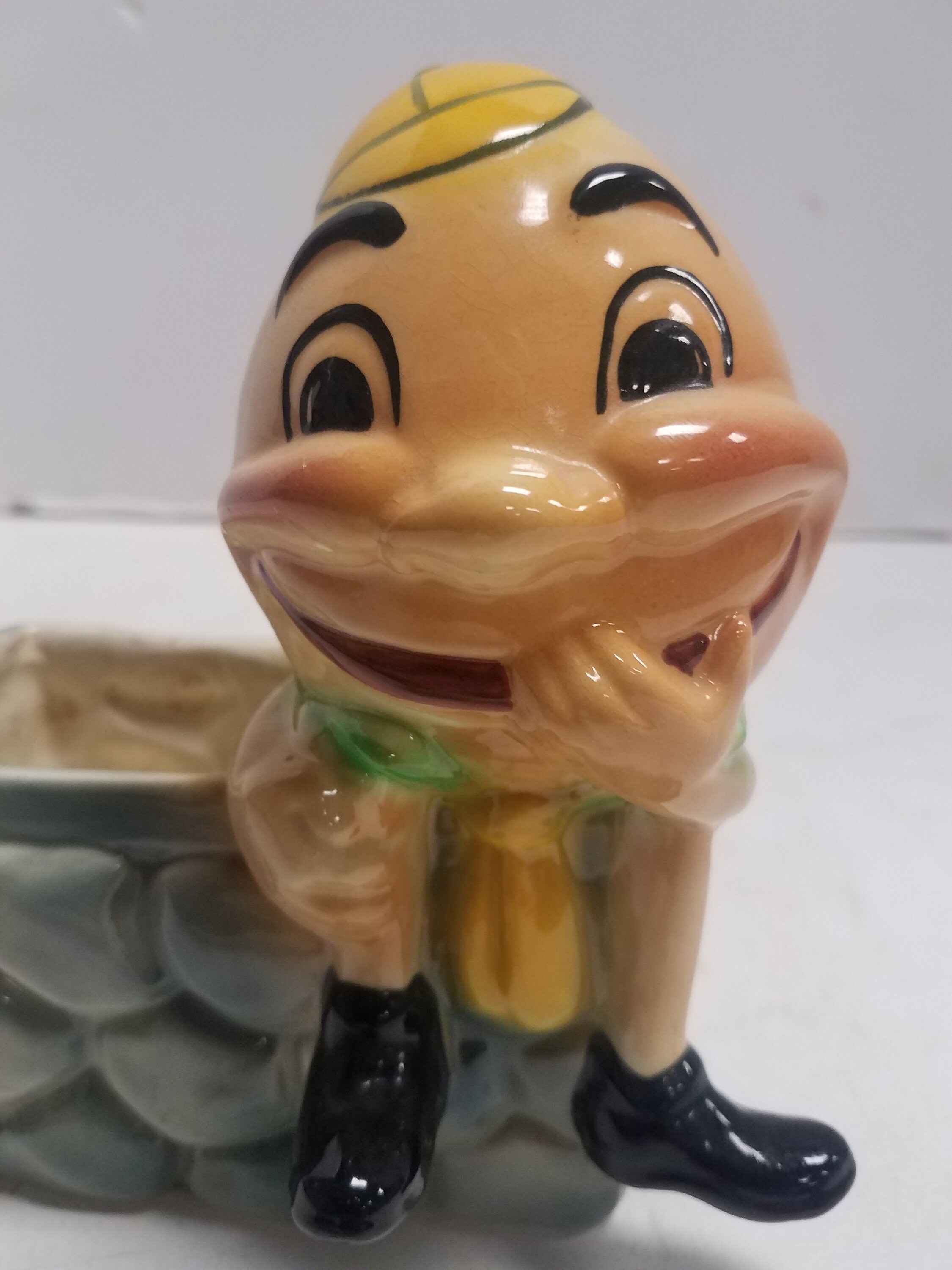 Vintage Antique Humpty Dumpty Sat on a Wall Ceramic Planter. - Etsy