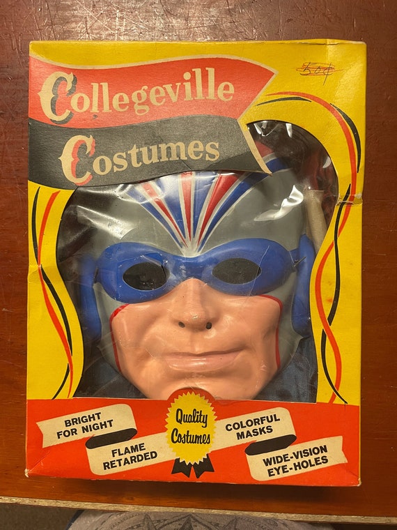 1960's Collegeville Halloween Costume Captain U.S.A… Gem