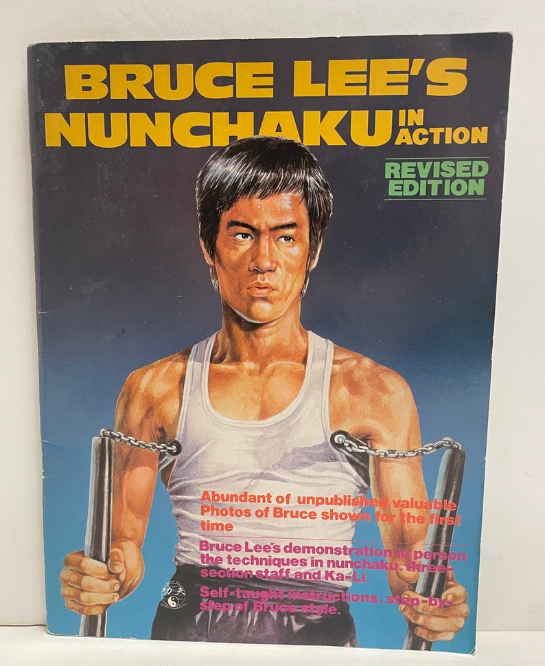 1970's Bruce Lee's Nunchaku in Action Revised Edition Etsy