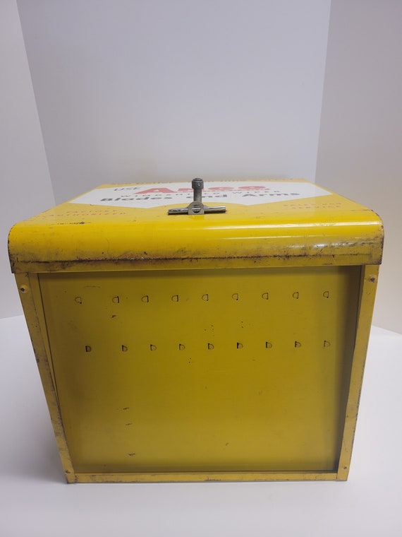 激レア1950s Anco Windshield Wipers Tool Box Vintage ANCO Windshield Wiper Blades And Arms Metal Store Display