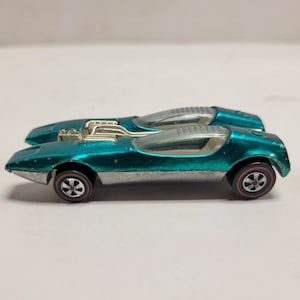 Vintage  1969,  Mattel   Redline, Hot Wheels, Splitten Image.  Aqua