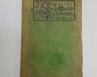 First Edition, Rip Van Winkle, Washington Irving, foreword: Joseph Jefferson. 1905 Copyright Elbert Hubbard, Royalcrofters, Dard Hunter, art