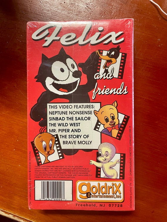 Various Unopened Felix the Cat VHS Tapes From 1980's-1990's - Etsy