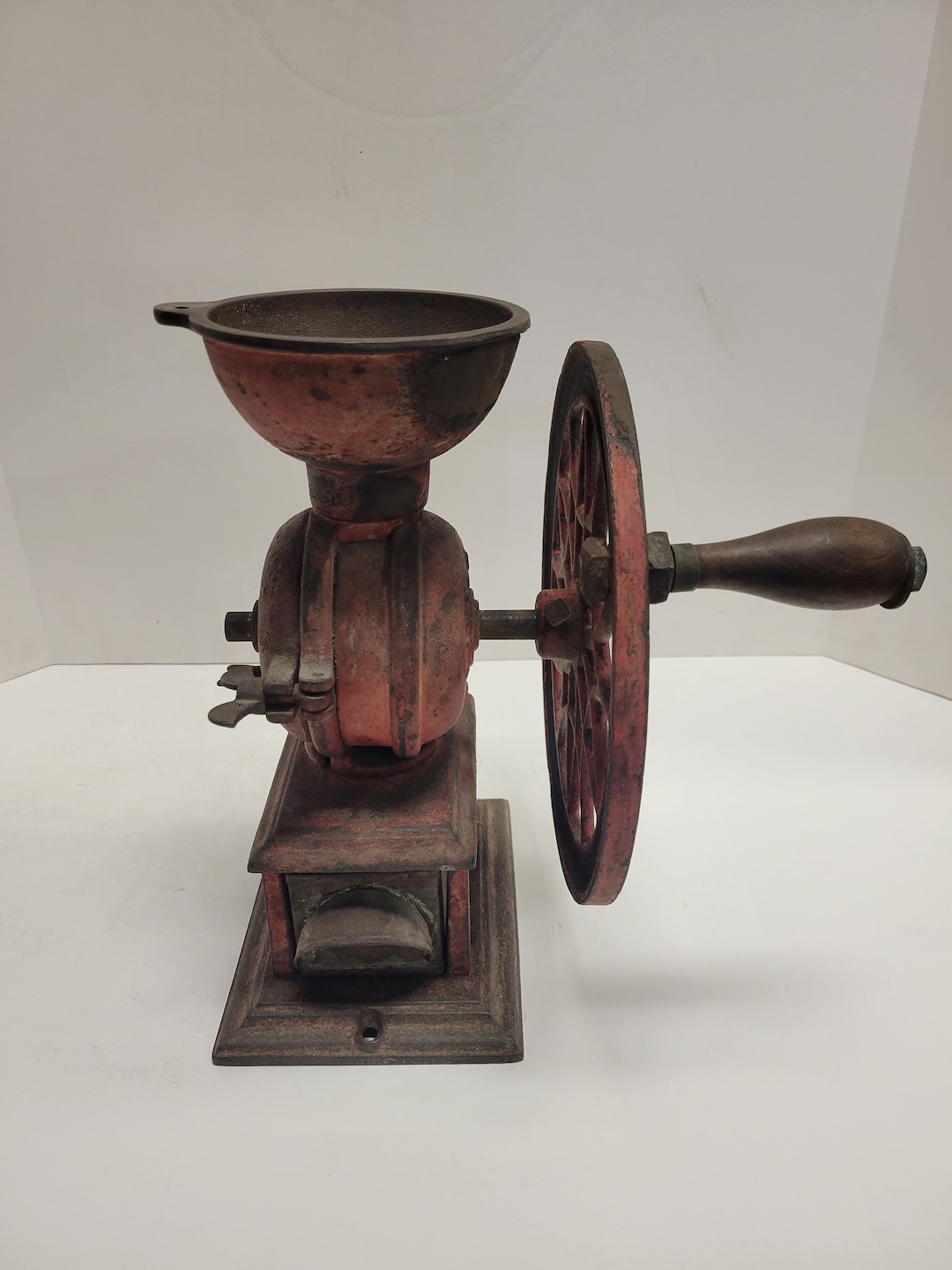 Antique Swift Mill Lane Brothers Cast Iron Single Fly Wheel Coffee Grinder, Pat. 1875, No 12 Etsy
