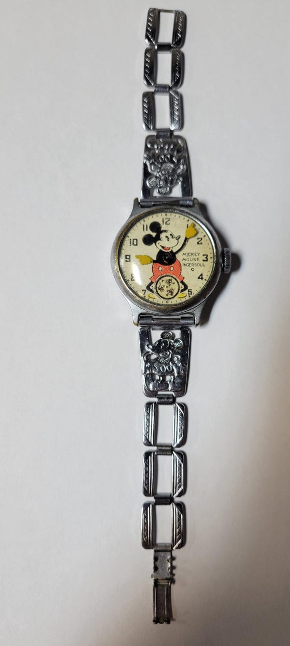 1930's Vintage Antique Mickey Mouse Watch, Disney, Not 1930's Vintage Antique Mickey Mouse Watch, Disney, Not