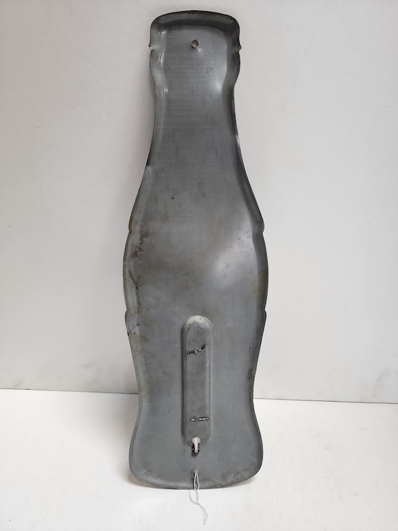 ヴィンテージ 1954 コカコーラ ボトル 温度計、商標登録済み、ブリキ